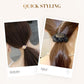 4PCS Elegant Rhinestone Elastic Hair Ties（50% OFF）