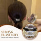 4PCS Elegant Rhinestone Elastic Hair Ties（50% OFF）