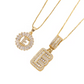 ✨2 Pack💍 Initial Letter Pendant Necklaces-Best Gift for your friends💝