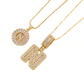 ✨2 Pack💍 Initial Letter Pendant Necklaces-Best Gift for your friends💝