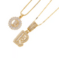 ✨2 Pack💍 Initial Letter Pendant Necklaces-Best Gift for your friends💝
