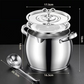 Stainless Steel Lard Container with Lid and Strainer（50% OFF）