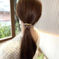 High Stretch Pleated Glitter Mesh Hair Tie（50% OFF）