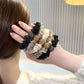High Stretch Pleated Glitter Mesh Hair Tie（50% OFF）