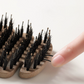 Boar Bristles Hair Brush With Curved Design（50% OFF）