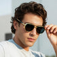 Unisex Vintage Steampunk Double Bridge Sunglasses