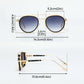 Unisex Vintage Steampunk Double Bridge Sunglasses