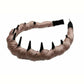 Anti-Slip Teeth Headband - Soft Wrapped for Effortless Styling