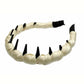 Anti-Slip Teeth Headband - Soft Wrapped for Effortless Styling