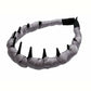 Anti-Slip Teeth Headband - Soft Wrapped for Effortless Styling