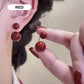 Women's Fashion Double Bead Pearl Earrings