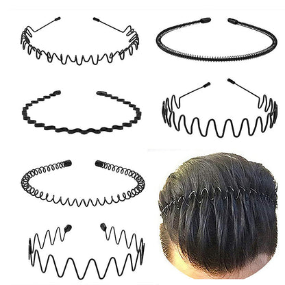 Sleek Flexible Mental Headband for Sport & Face Washing