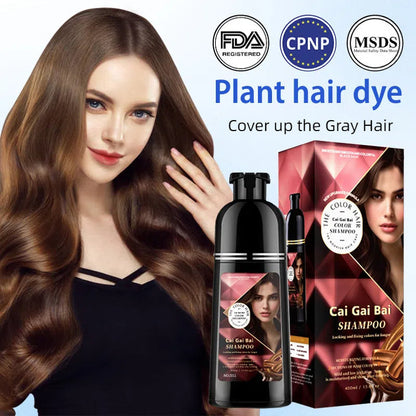 Herbal Extract Instant Hair Color Shampoo（50% OFF）