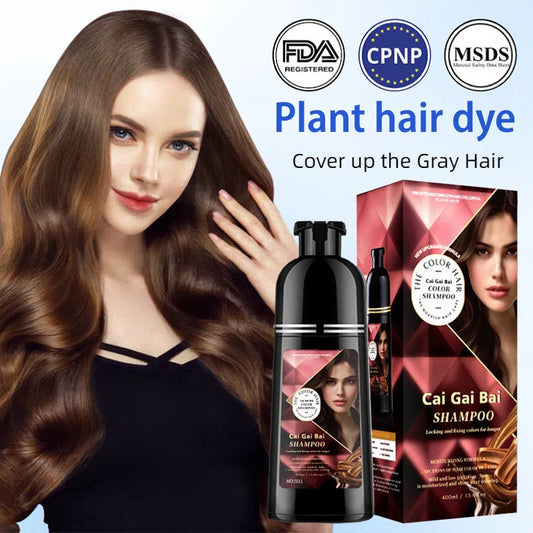 Herbal Extract Instant Hair Color Shampoo（50% OFF）