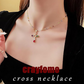 💜 LAST DAY PROMOTION - 50%OFF 💜Colorful Rhinestone Cross Pendant Necklaces