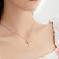 ✨ Pink Angel Wings Necklace – Movable Wing Design 💘