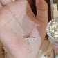 ✨ Pink Angel Wings Necklace – Movable Wing Design 💘