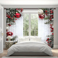 🎅Xmas Sales - 49% OFF🎄Christmas Window Curtains 2-Piece Set for Home Decor