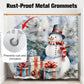 Christmas Snowman Shower Curtain Sets with 12 Hooks