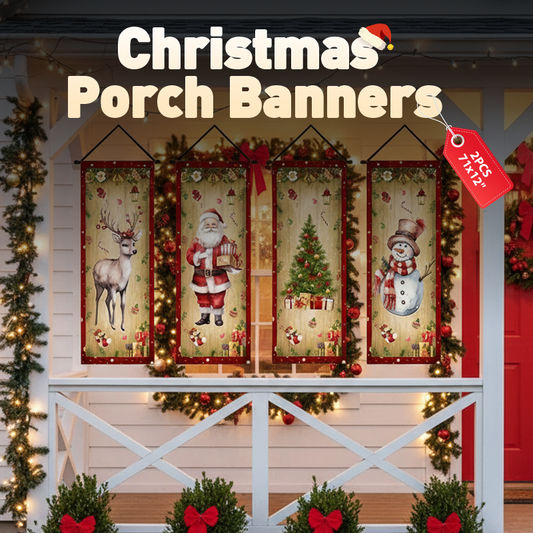 Christmas Door Banners 🎄 | Festive Holiday Decoration for Home & Parties