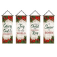 Christmas Door Banners 🎄 | Festive Holiday Decoration for Home & Parties