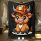 Soft & Cozy Cartoon Cow Blanket