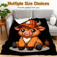 Soft & Cozy Cartoon Cow Blanket