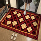 3D Floral Yarn Anti-Slip Absorbent Floor Mat – Stylish, Soft & Safe