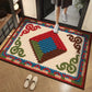 3D Floral Yarn Anti-Slip Absorbent Floor Mat – Stylish, Soft & Safe