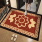 3D Floral Yarn Anti-Slip Absorbent Floor Mat – Stylish, Soft & Safe