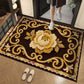 3D Floral Yarn Anti-Slip Absorbent Floor Mat – Stylish, Soft & Safe