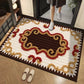 3D Floral Yarn Anti-Slip Absorbent Floor Mat – Stylish, Soft & Safe