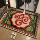 3D Floral Yarn Anti-Slip Absorbent Floor Mat – Stylish, Soft & Safe