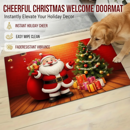 🎅🏻Cheerful Christmas Welcome Doormat