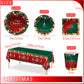 Christmas Disposable Paper Tableware Set for 16 Guests