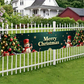 Outdoor Merry Christmas Hanging Banner