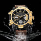 Multifunctional Dual Display 3ATM Waterproof Men's Quartz Sports Watch