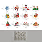 Luminous Christmas Wall Stickers Set
