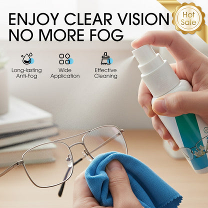 Multi-Purpose Glasses and Mirror Anti-Fog Cleaning Spray (50% OFF)