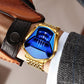 Luxury Mens Racing Sport Rhombus Watch