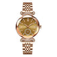 Elegant Iridescent Dial Waterproof Women's Quartz Watch