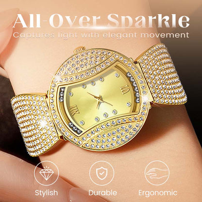Women’s Elegant Sparkling Rhinestone Quartz Watch