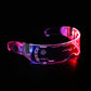 🎅Hot Sale 50% OFF🎁Fancy LED Light-Up Cyberpunk Glasses for Adults
