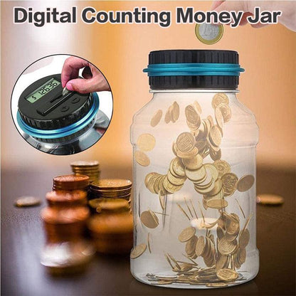 💰 50% OFF NOW! 📦 Digital Money Box with Auto Coin Counting – Tracks savings & sets targets – Smart & fun way to watch your savings grow ✨