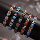 Antique Copper Finish Magnetic Stone Bracelet