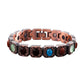 Antique Copper Finish Magnetic Stone Bracelet