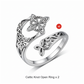 S925 Sterling Silver Celtic Knot Open Ring（50% OFF）