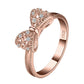 Women's Sparkly Bow Knot Ring（50% OFF）