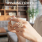 Lucky Four-leaf Clover Spin Ring