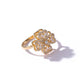 Lucky Four-leaf Clover Spin Ring